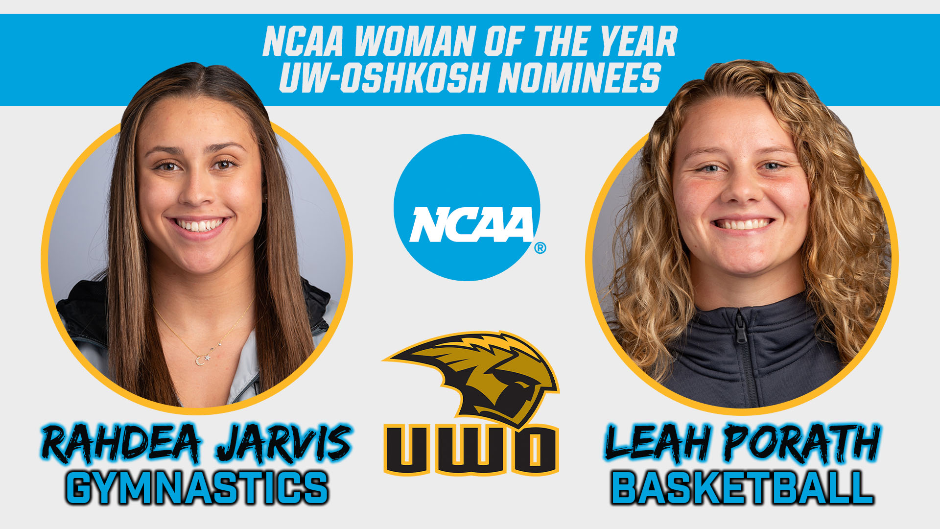 Jarvis, Porath Nominated For NCAA Woman Of The Year Award