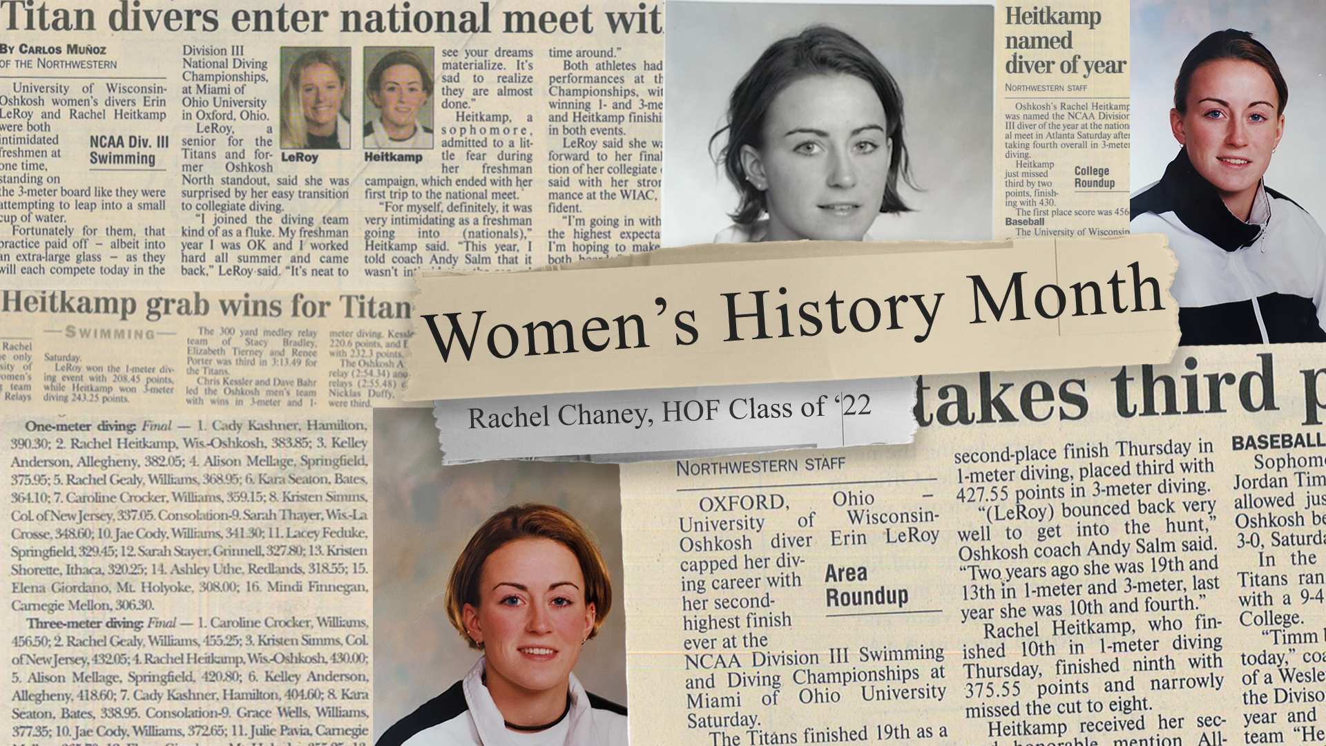 Women’s History Month, Rachel (Heitkamp) Chaney (’22)