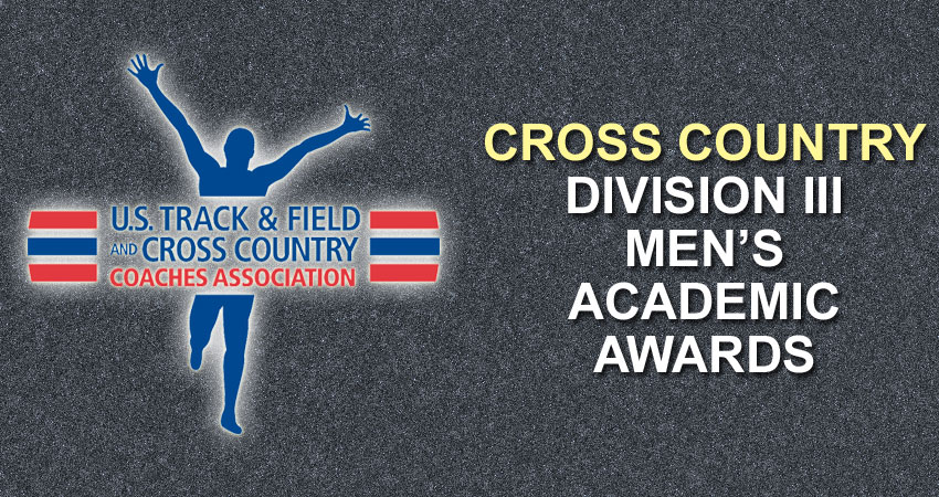 Men's Cross Country Program Honored For Academic Performance