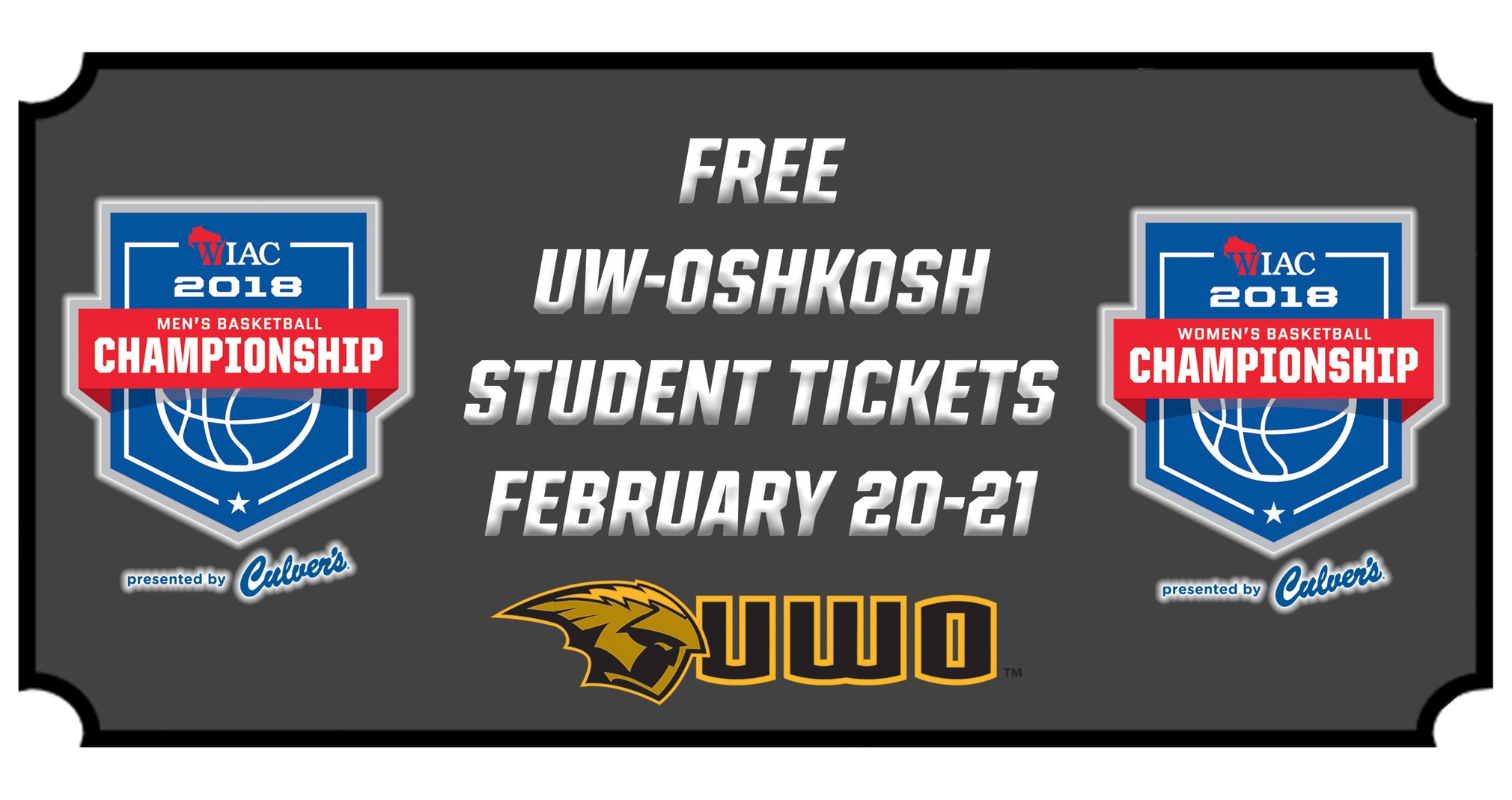 Free WIAC Basketball Championship Tickets Available For UW-Oshkosh Students