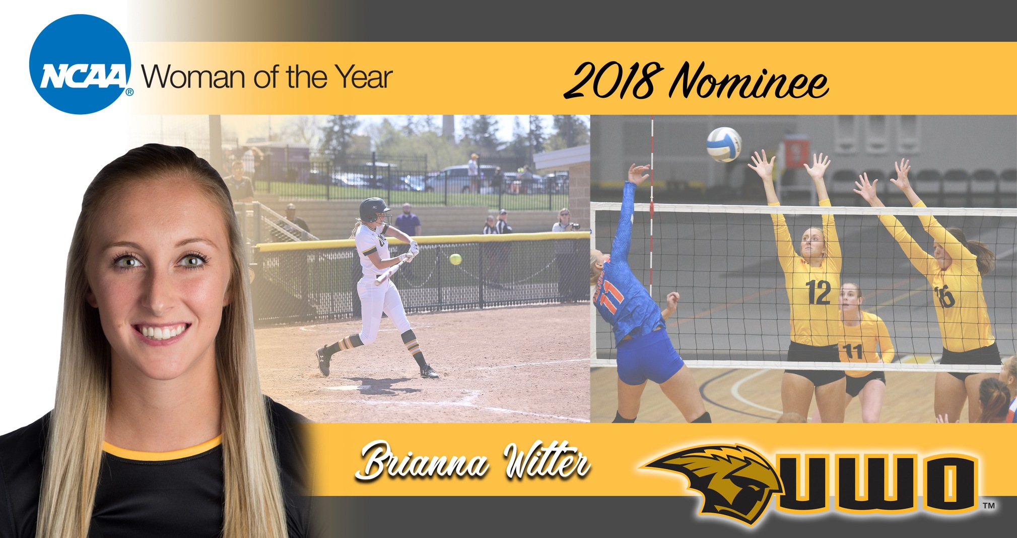 Witter Nominated For NCAA Woman Of The Year