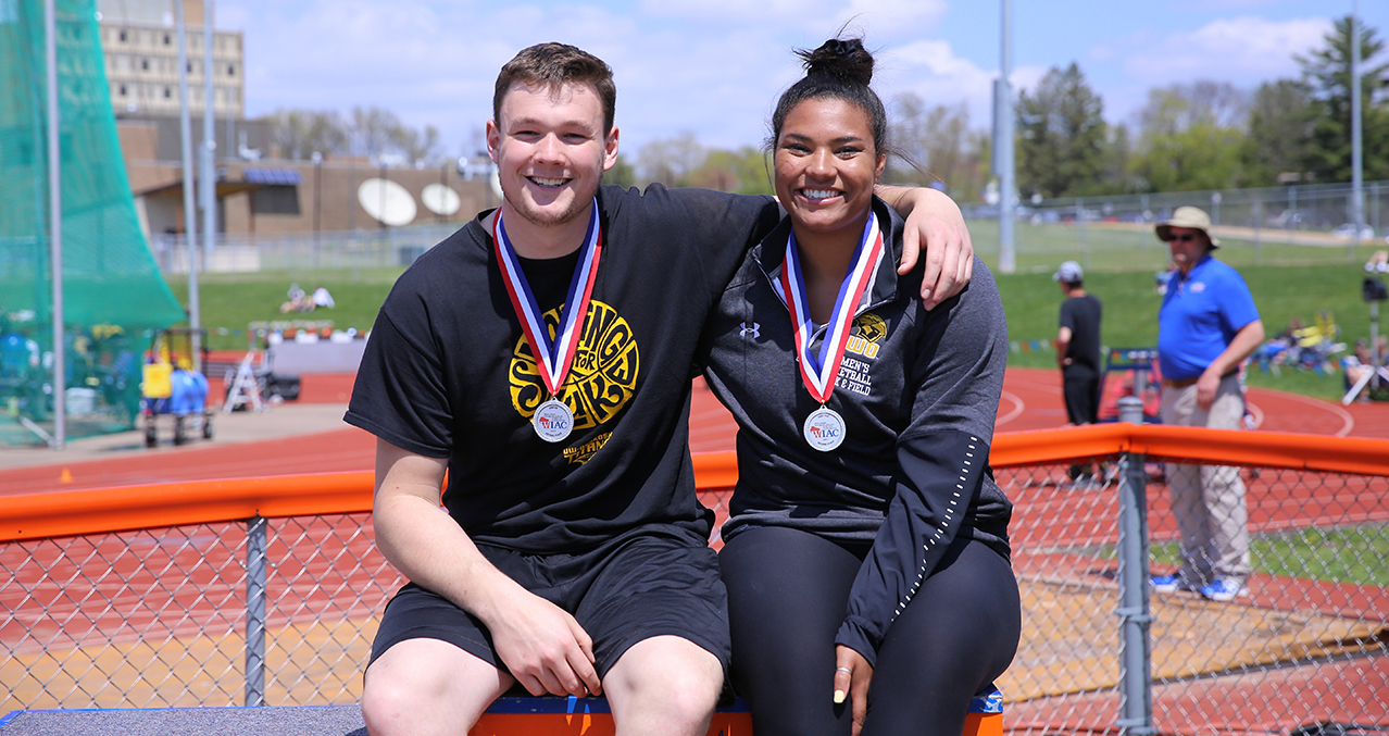 Jack Flynn and Isabella Samuels have been important members of the UW-Oshkosh basketball and track & field programs.