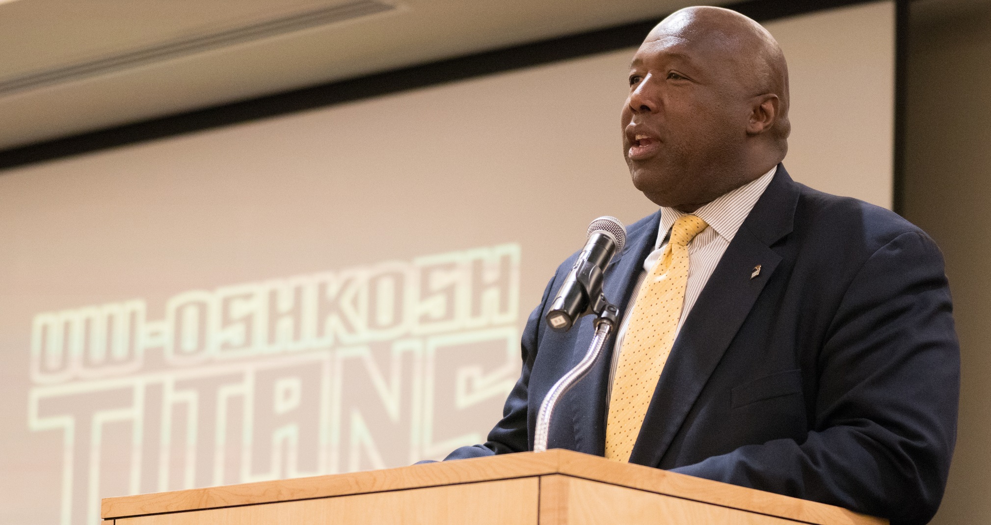 Darryl Sims is in his ninth year as UW-Oshkosh's Assistant Chancellor & Director of Athletics.