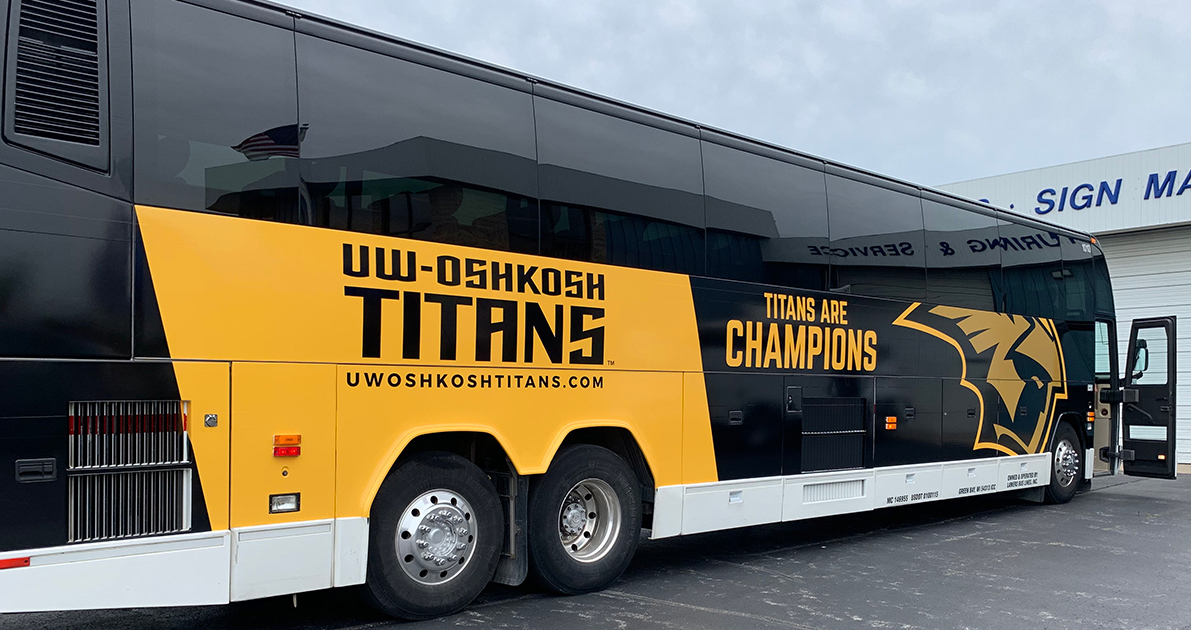 Titan Pride Displayed In New Wrapped Bus