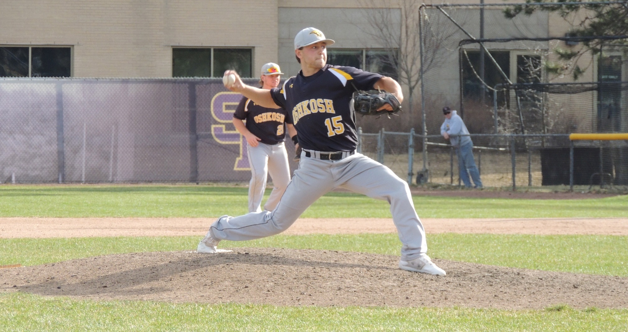 Nick McLees had six strikeouts in six scoreless innings of relief against the Pointers.