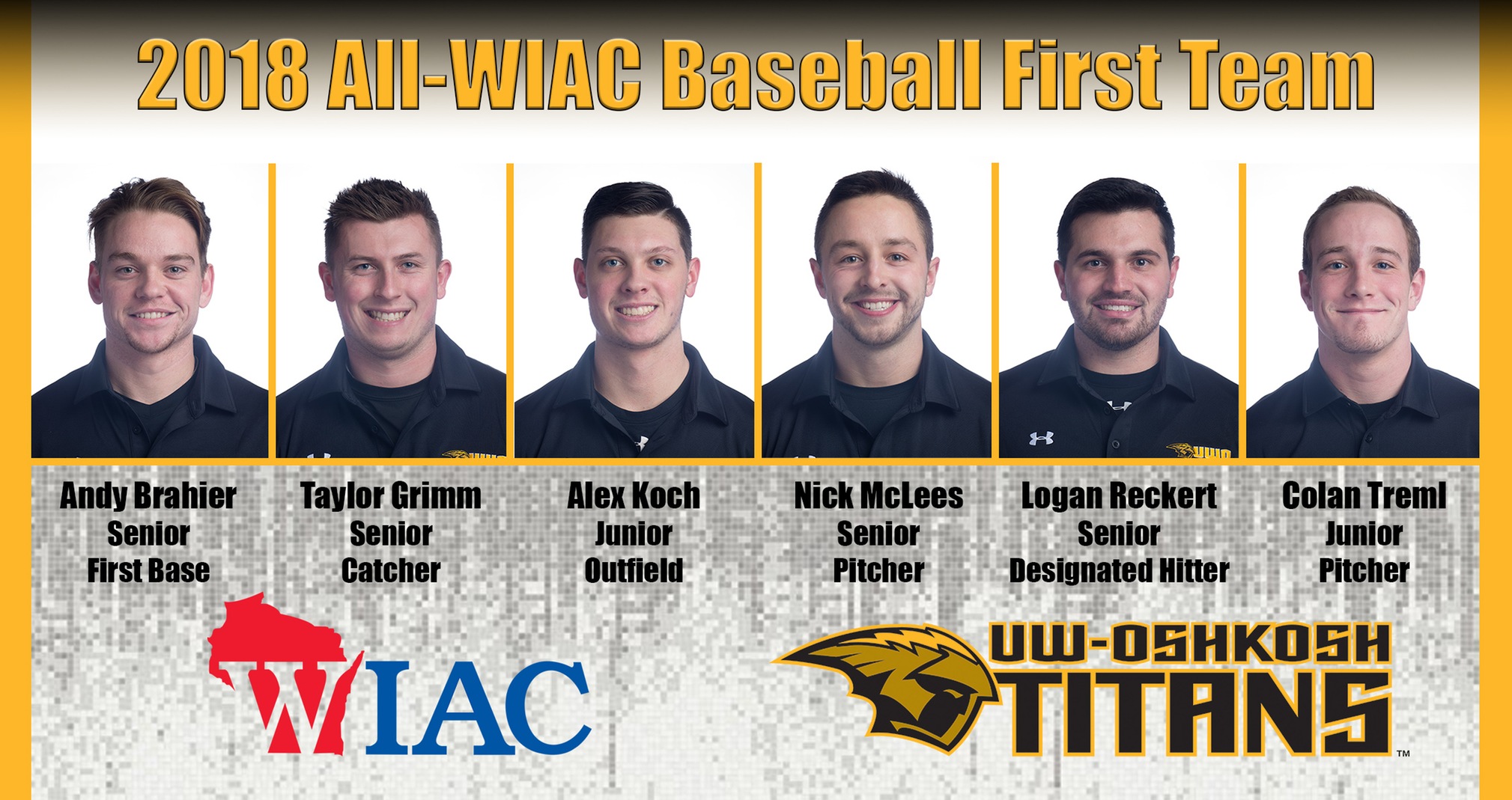 Titans Place Six Players On All-WIAC First Team