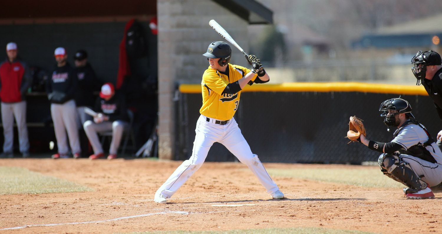 Alex Koch drove in six runs during the Titans' doubleheader with the Raiders, including four in the second contest.