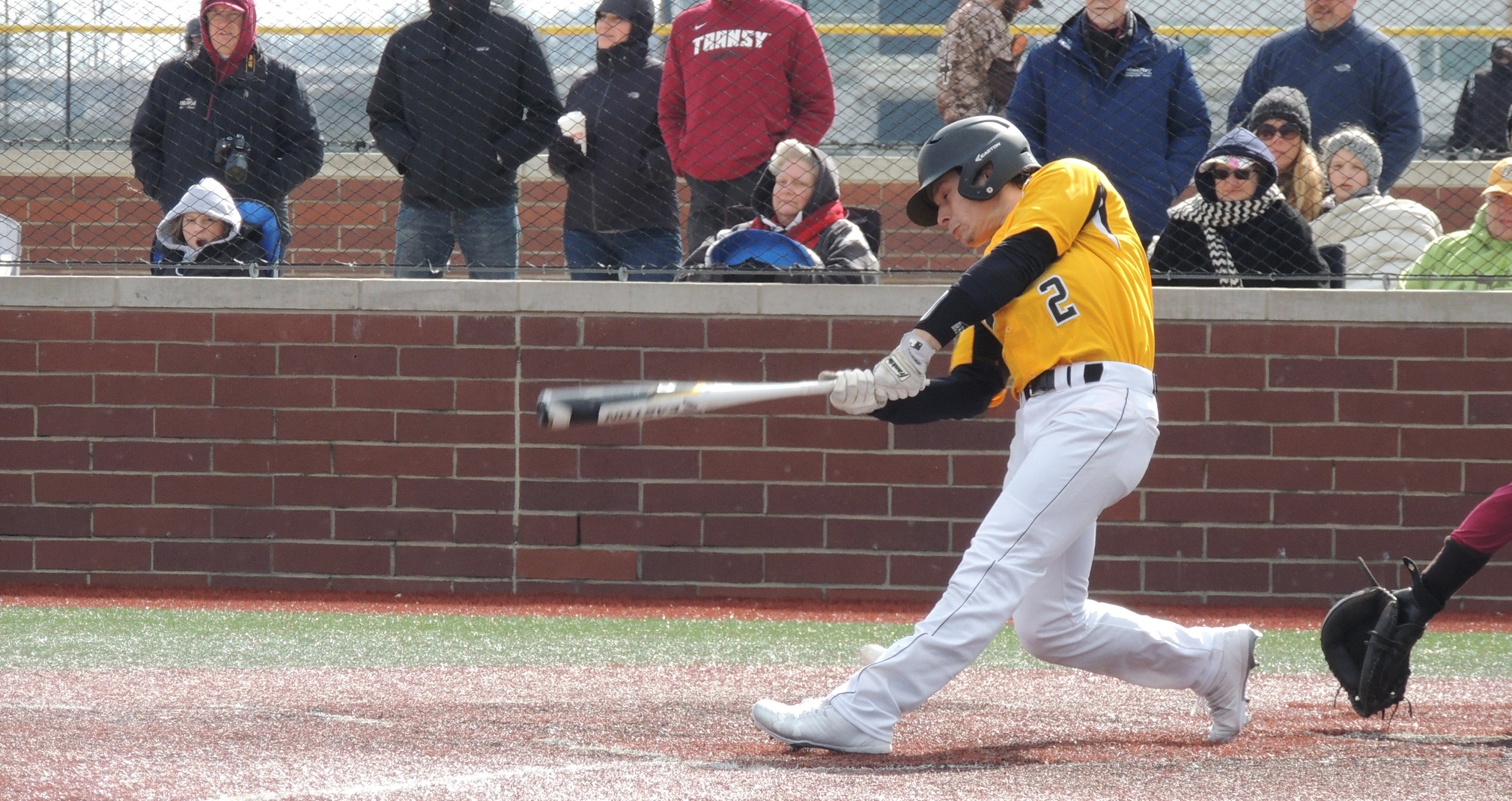 Dylan Ott had three hits against the Pioneers, including his second home run of the season.