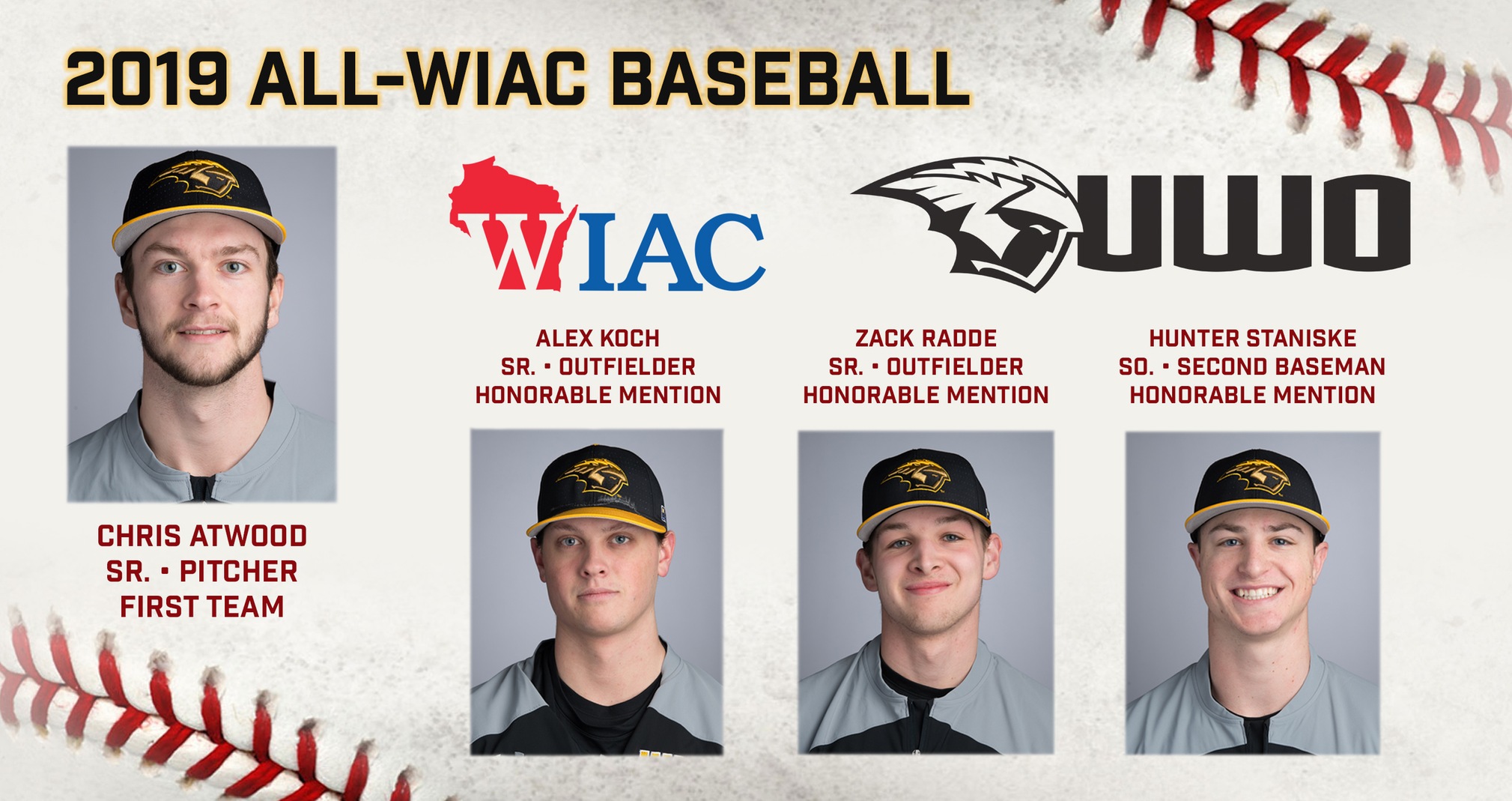 Atwood Leads Titans' Four All-WIAC Baseball Selections
