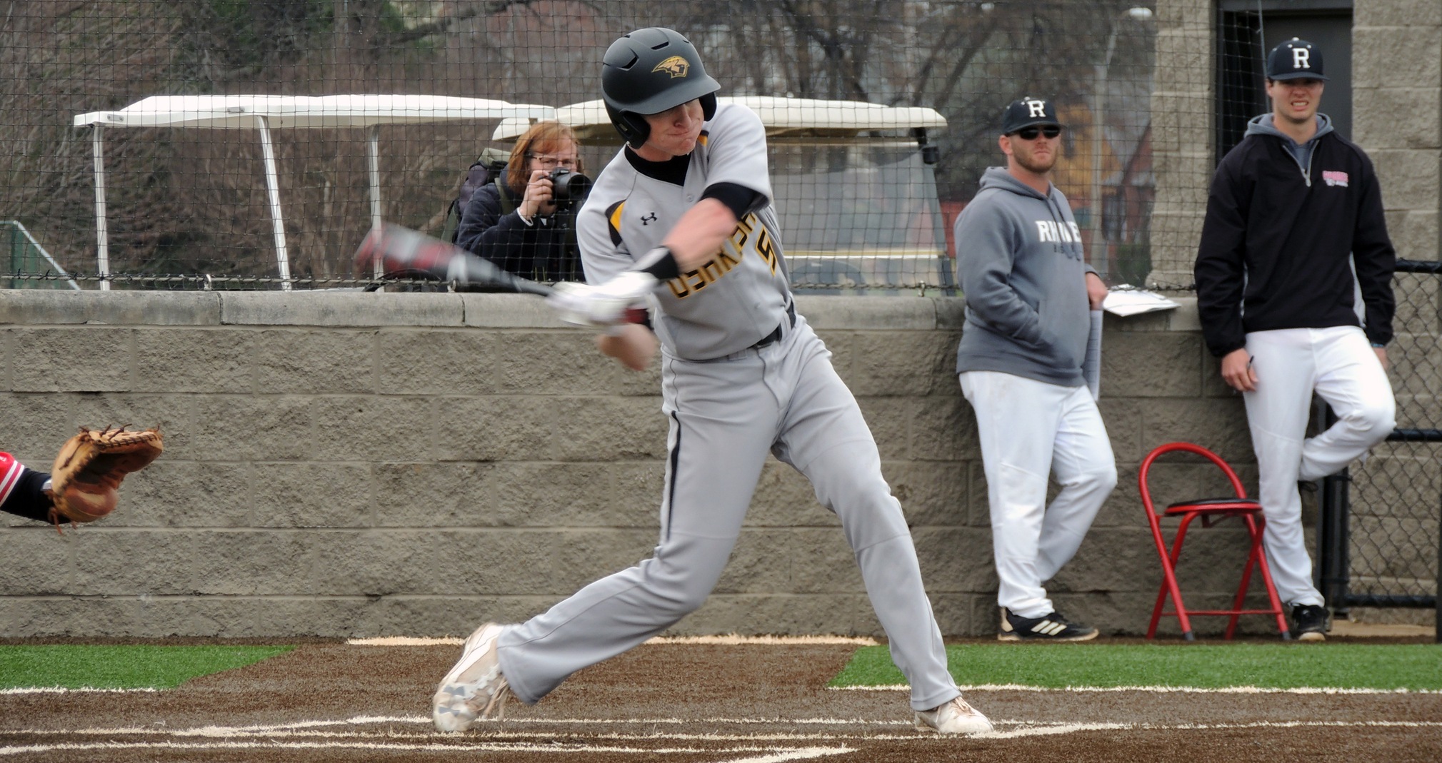 Hunter Staniske had two hits against the Lynx, including a third-inning run-scoring single.