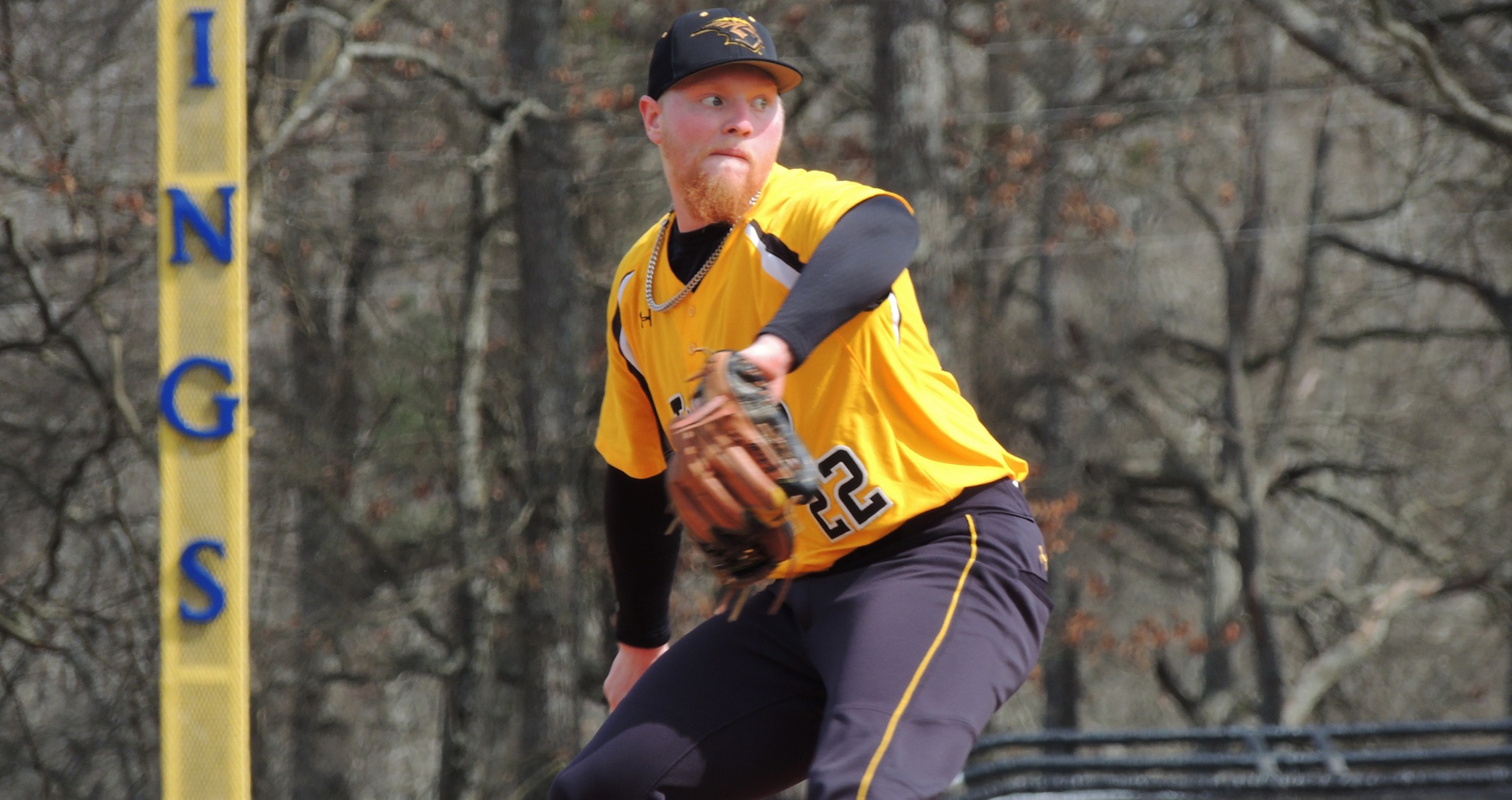Ethan Weinandy allowed just five hits in pitching a complete-game shutout against nationally ranked Denison University.