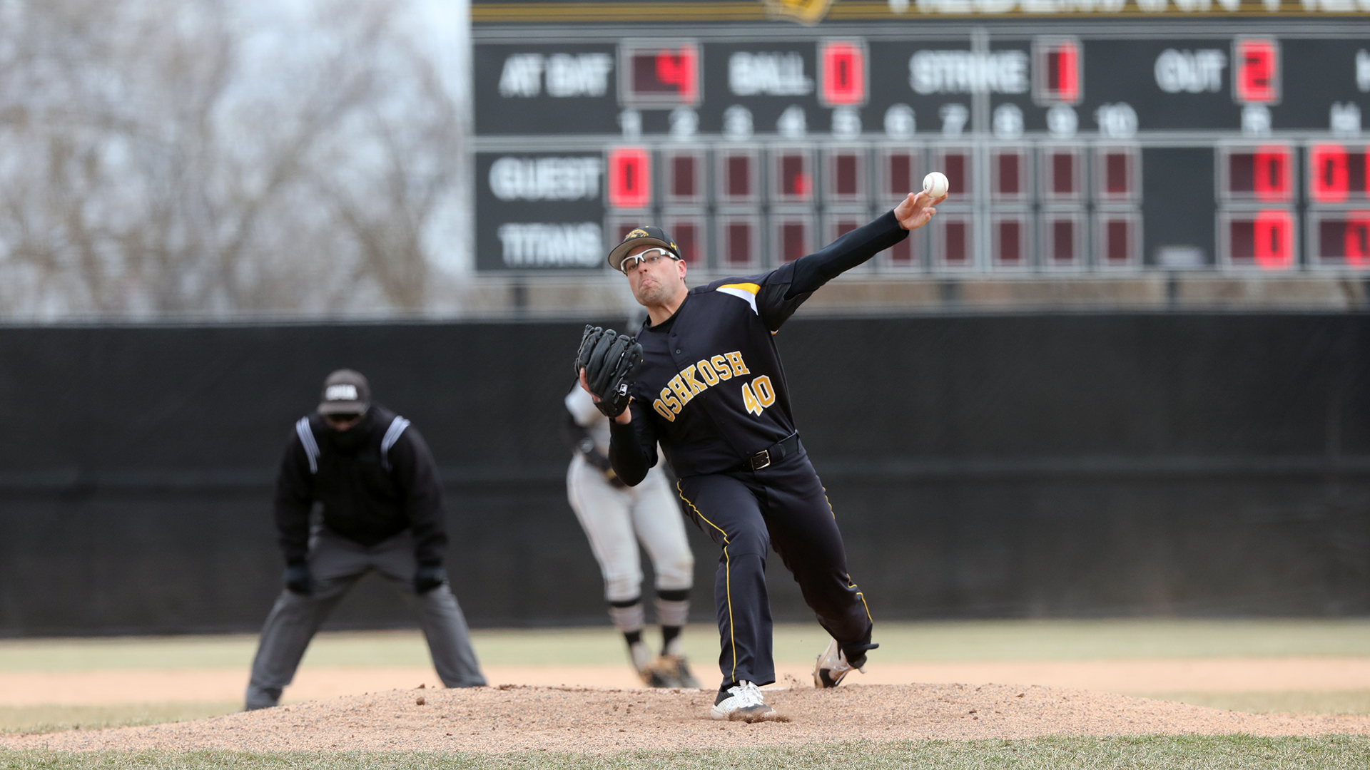 Logan King struck out a career-best 11 batters during his first career complete-game victory.