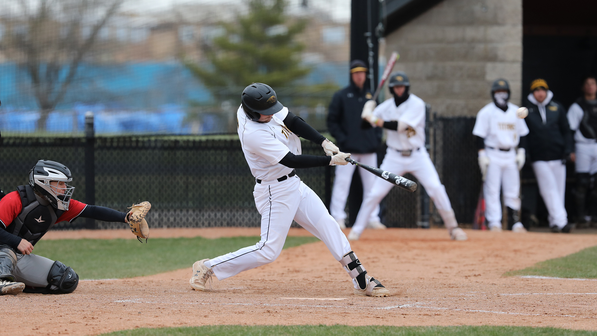 Zach Taylor hit his sixth and seventh home runs of the season against the Red Hawks.