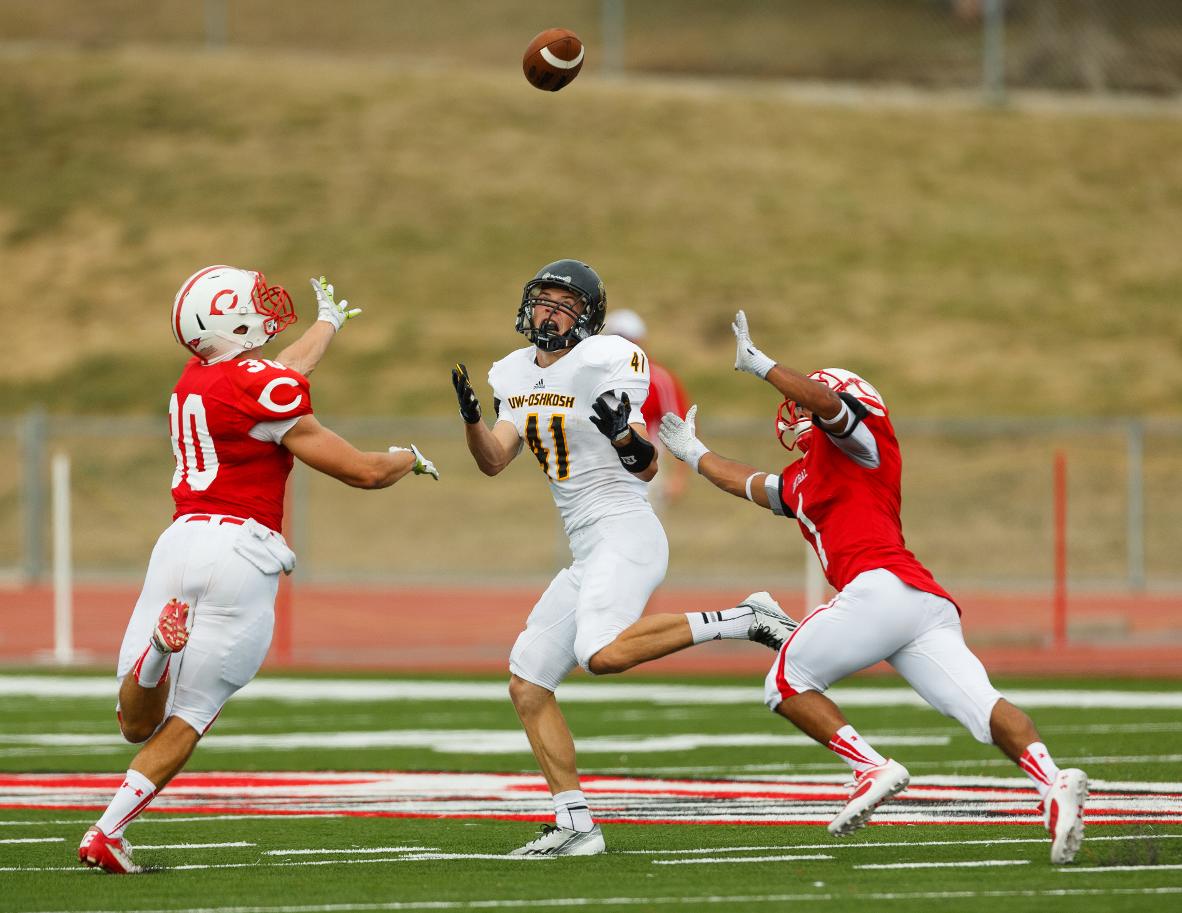Cory Wipperfurth caught two passes for 123 yards, including this 67-yard touchdown