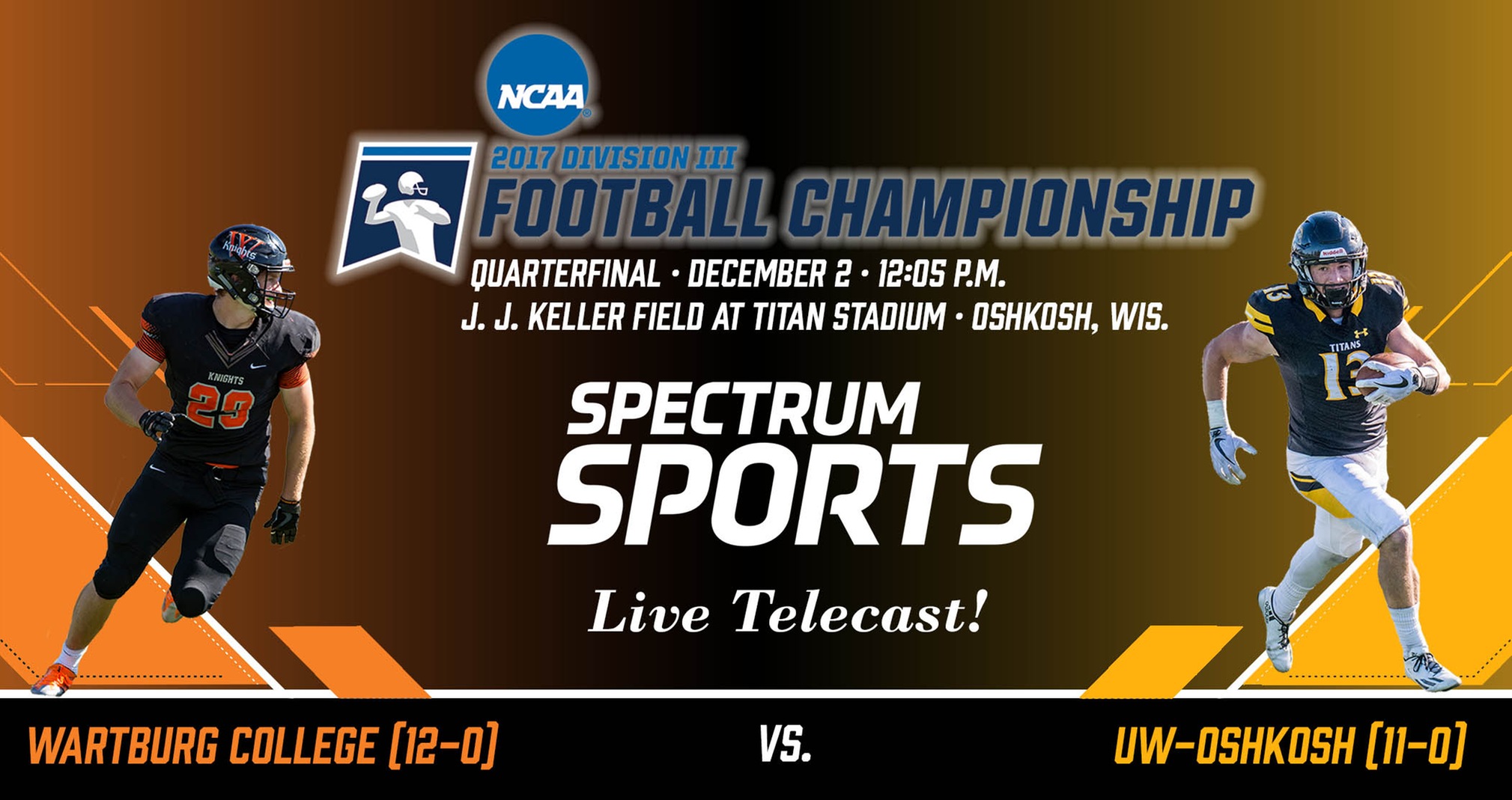 Spectrum Sports To Televise Titans' Football Playoff Game