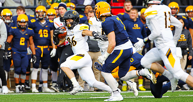 Chris Hess rushed seven times for 96 yards, including a 53-yard sprint in the second quarter.