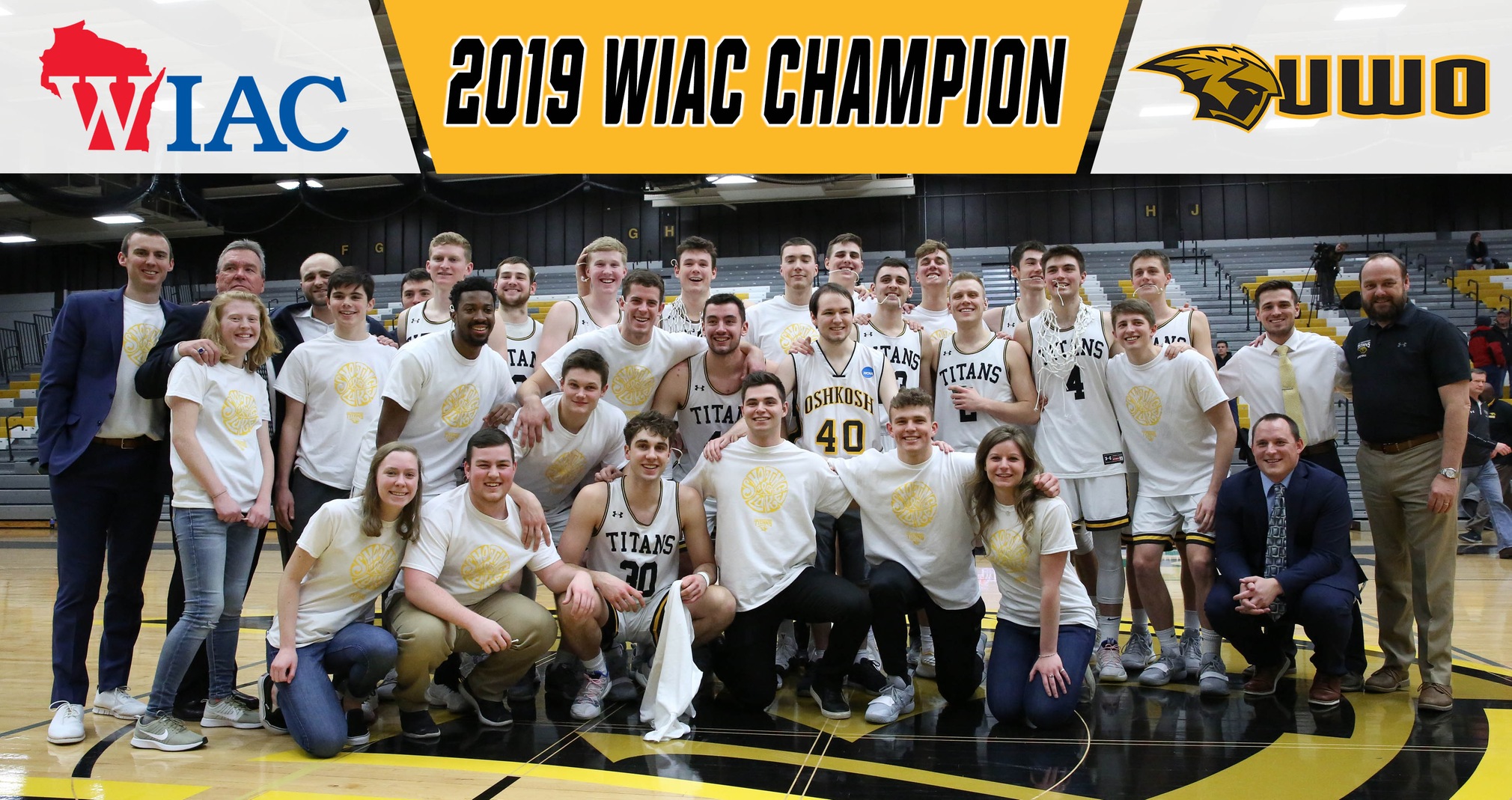 UW-Oshkosh is the outright WIAC men's basketball champion for the first time in 41 years.