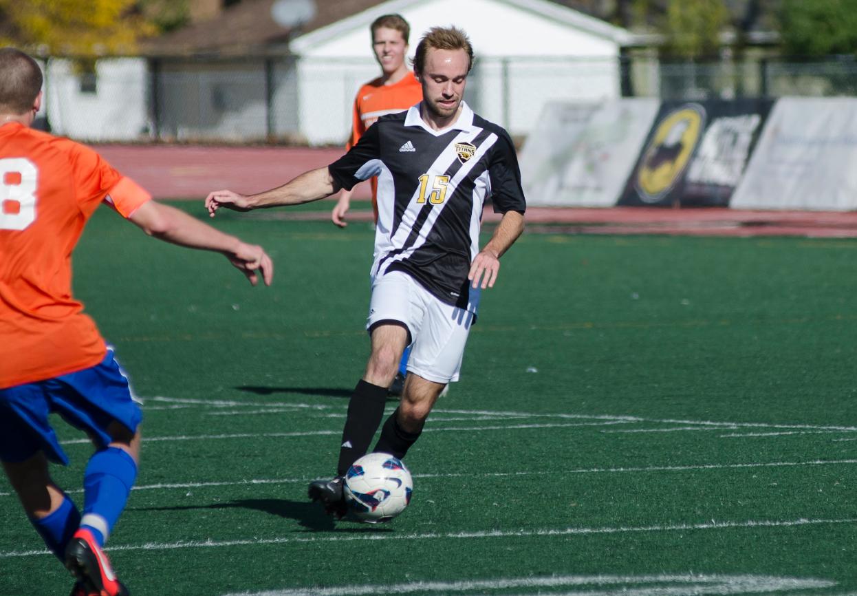 Danny Kobin gave UW-Oshkosh a 1-0 lead during the 24th minute of play.