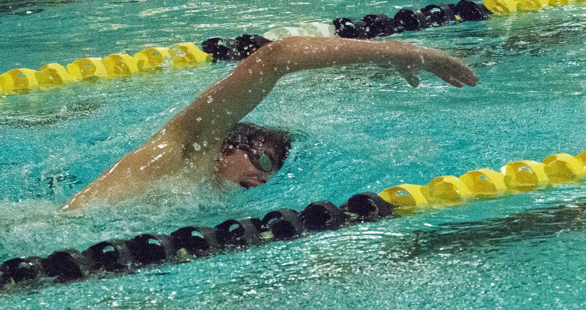 Ross Armitage won two events and swam on a first-place relay team as UW-Oshkosh defeated Lawrence University.