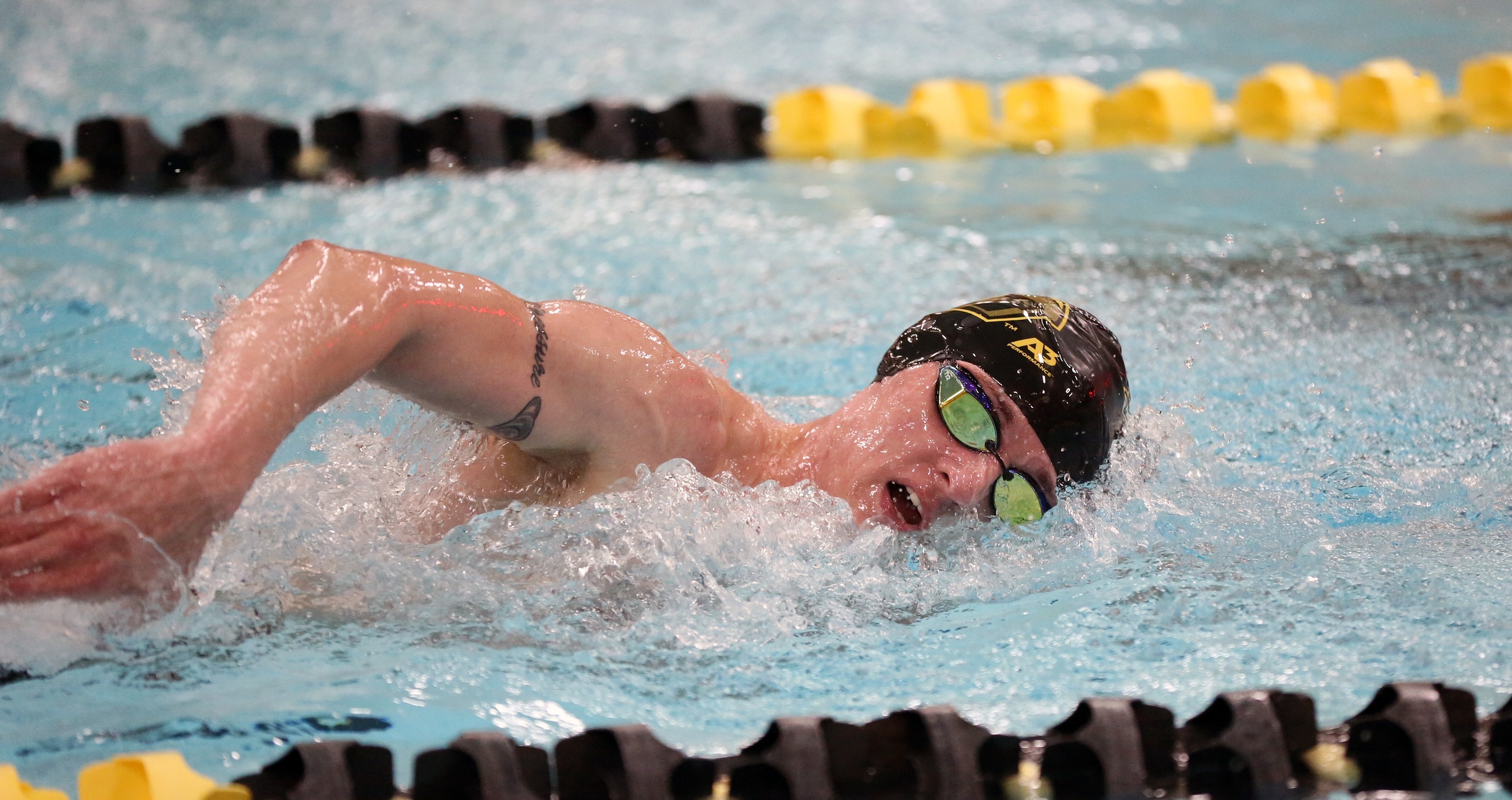 Matt Holst earned fourth-place finishes against the Blugolds in the 200-yard breaststroke and 1,650-yard freestyle.