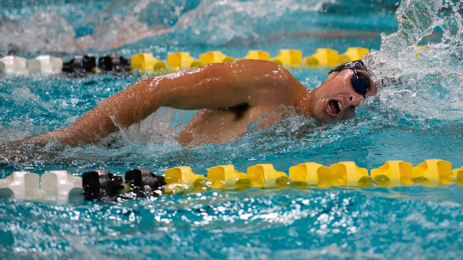 Alex Jernberg placed second in the 100-yard breaststroke and fourth in the 1,000-yard freestyle against the Blugolds.