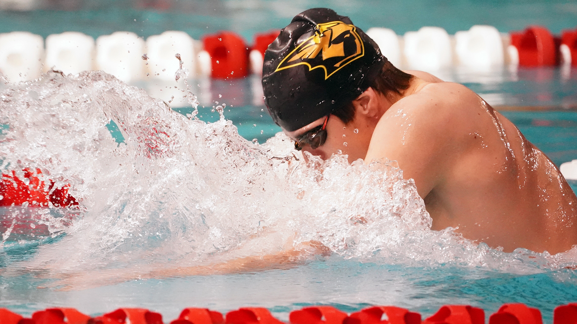 Cade Millam swam on UW-Oshkosh's 11th-place 200-yard medley relay at the Carthage College Classic.