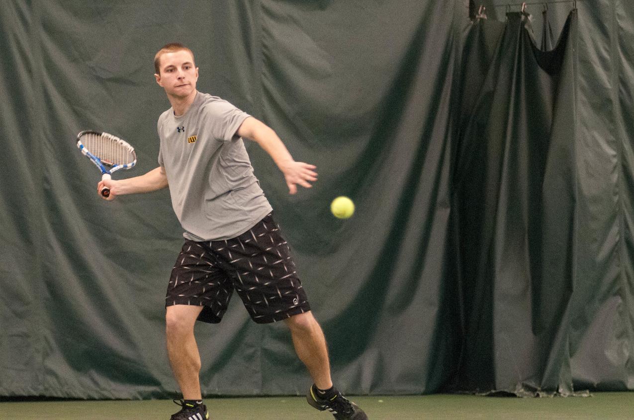 Kevin Lewis won at No. 1 doubles and shut out his No. 2 singles opponent
