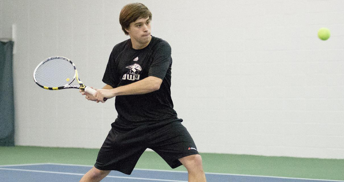 Adam Martin teamed with Adam Hawley to win a No. 2 doubles contest against Wabash College.