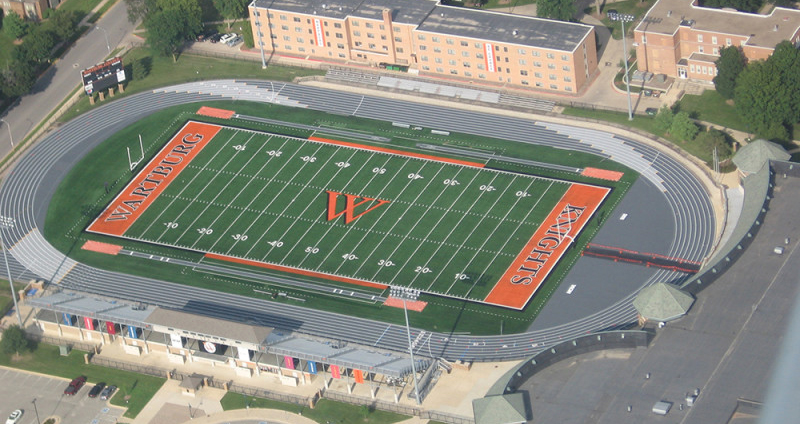 Wartburg College's Walston-Hoover Stadium also hosted the 2005 NCAA Division III Outdoor Track & Field Championships.