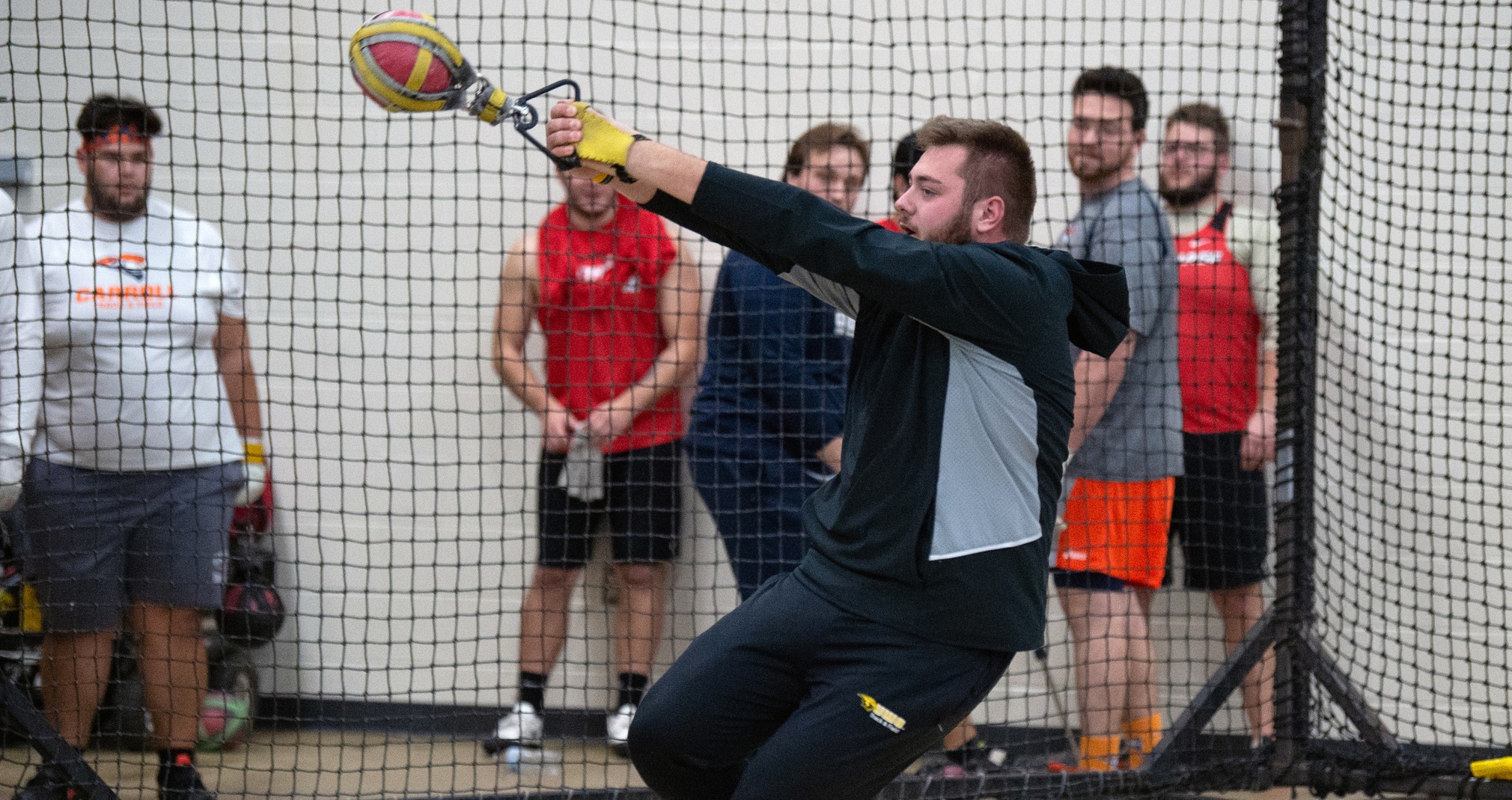 Bailey Quinn won the 35-pound weight throw with a distance of 54-9 1/2 at the UW-Oshkosh Early Bird Invitational.