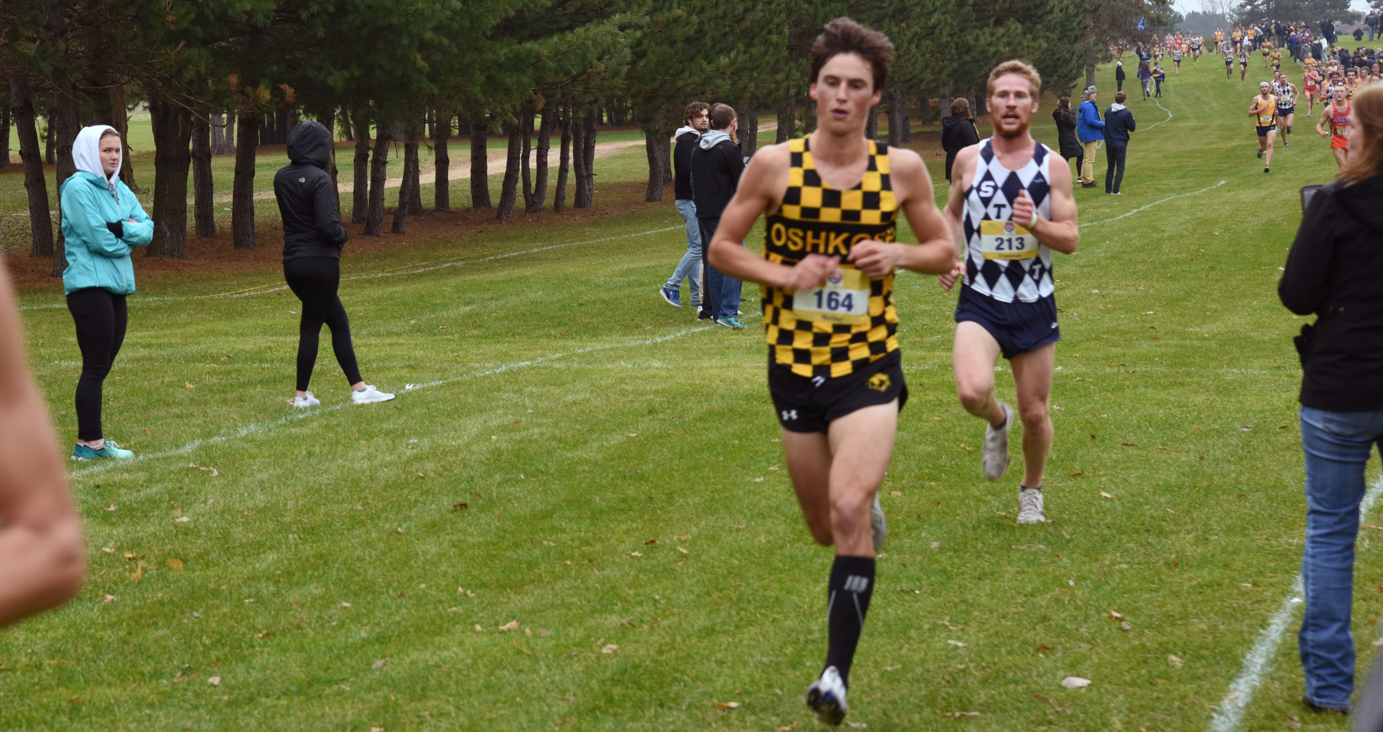 Lucas Weber recorded his third top-10 finish of the season with his eighth-place run at the WIAC Championship.