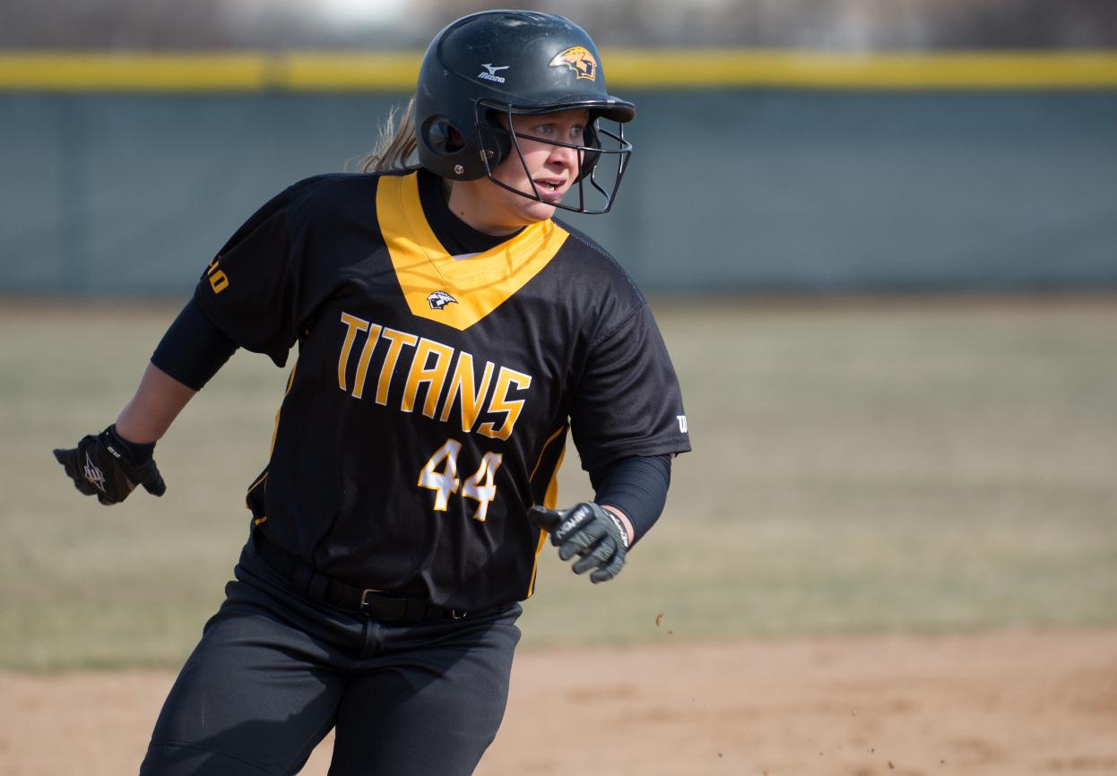 Katie Koepsel ended UW-Oshkosh's doubleheader with UW-Superior by going 5-for-7 at the plate with two doubles and three runs batted in.
