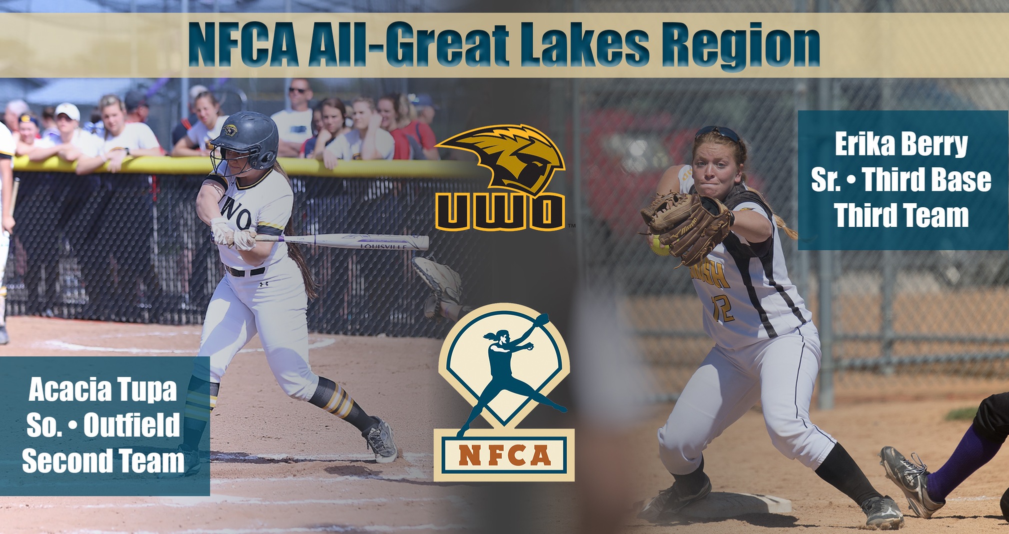 Berry, Tupa Named All-Great Lakes Region