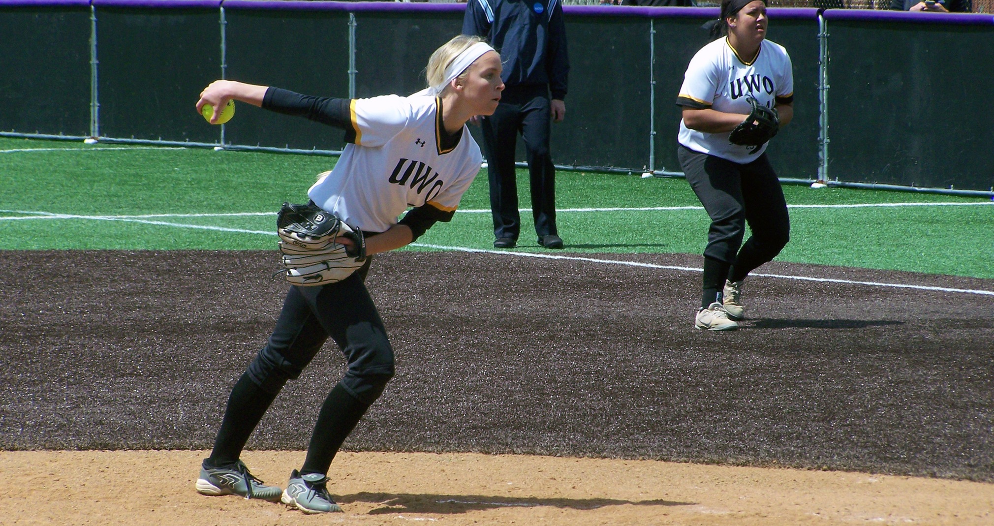 Bailey Smaney scattered 10 hits, all singles, during her complete-game performance against the Dutch.