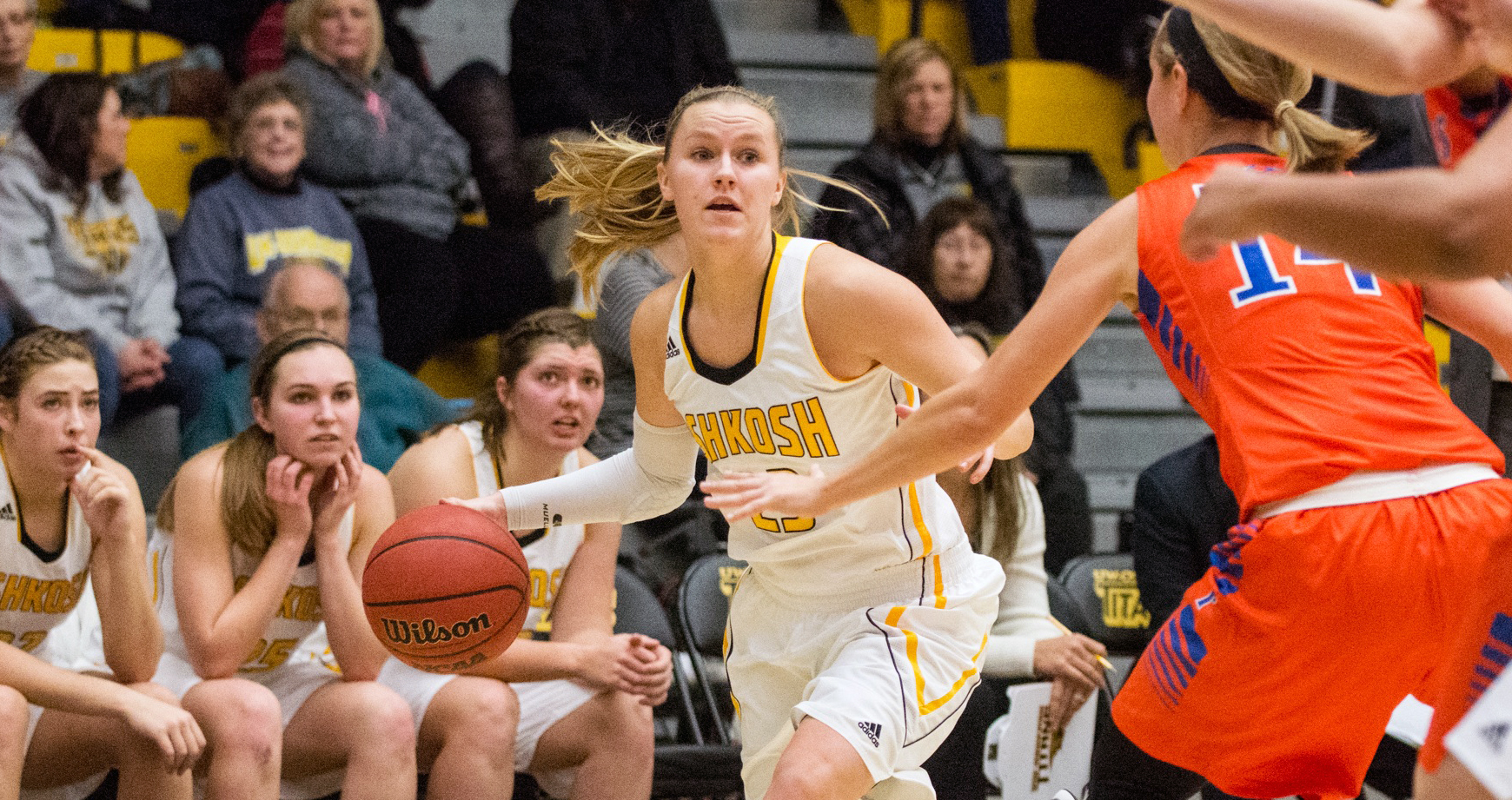 Morgan Kotka scored nine points and was one of three Titans with a team-high six rebounds against the Pioneers.