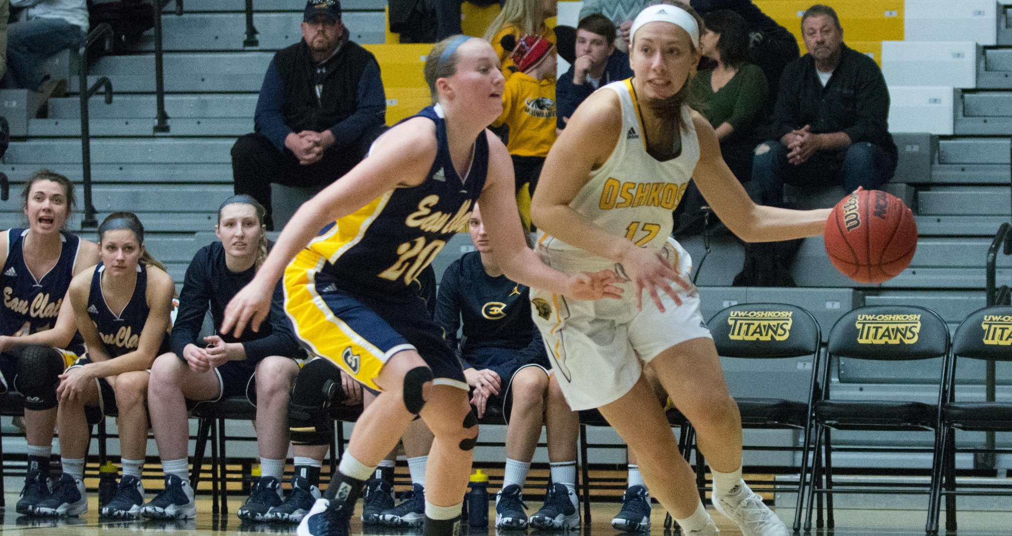 Olivia Campbell grabbed three rebounds and scored all six of her points against the Blugolds from the free throw line.