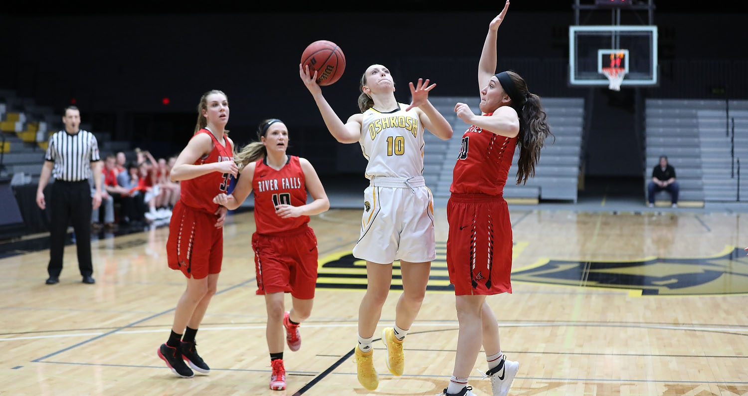 Olivia Campbell scored five points with five rebounds, five assists and two blocked shots against the Falcons.