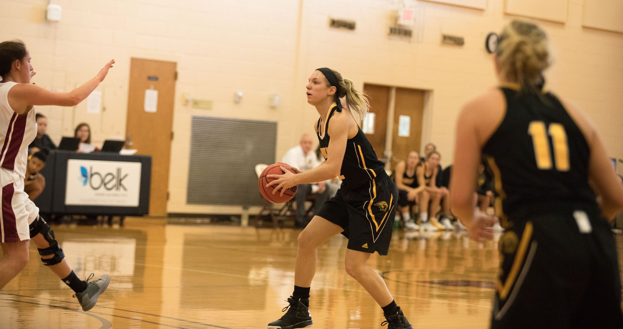Melanie Schneider scored a career-high 13 points against the Avenging Angels.