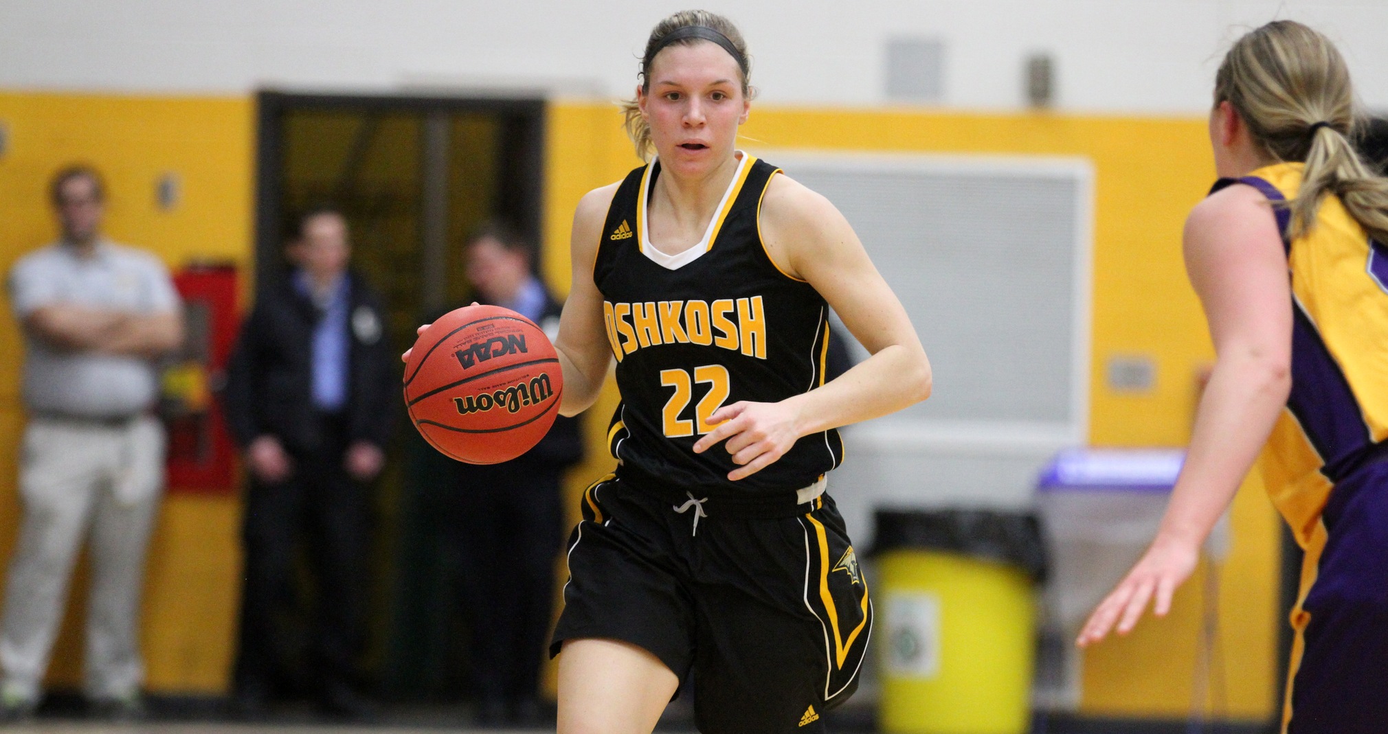 Melanie Schneider scored seven points and grabbed two rebounds against the Pointers.