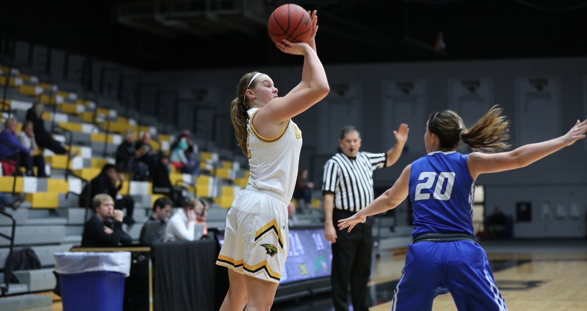 Leah Porath scored 10 points and grabbed two rebounds in 12 minutes of action against the Lions.