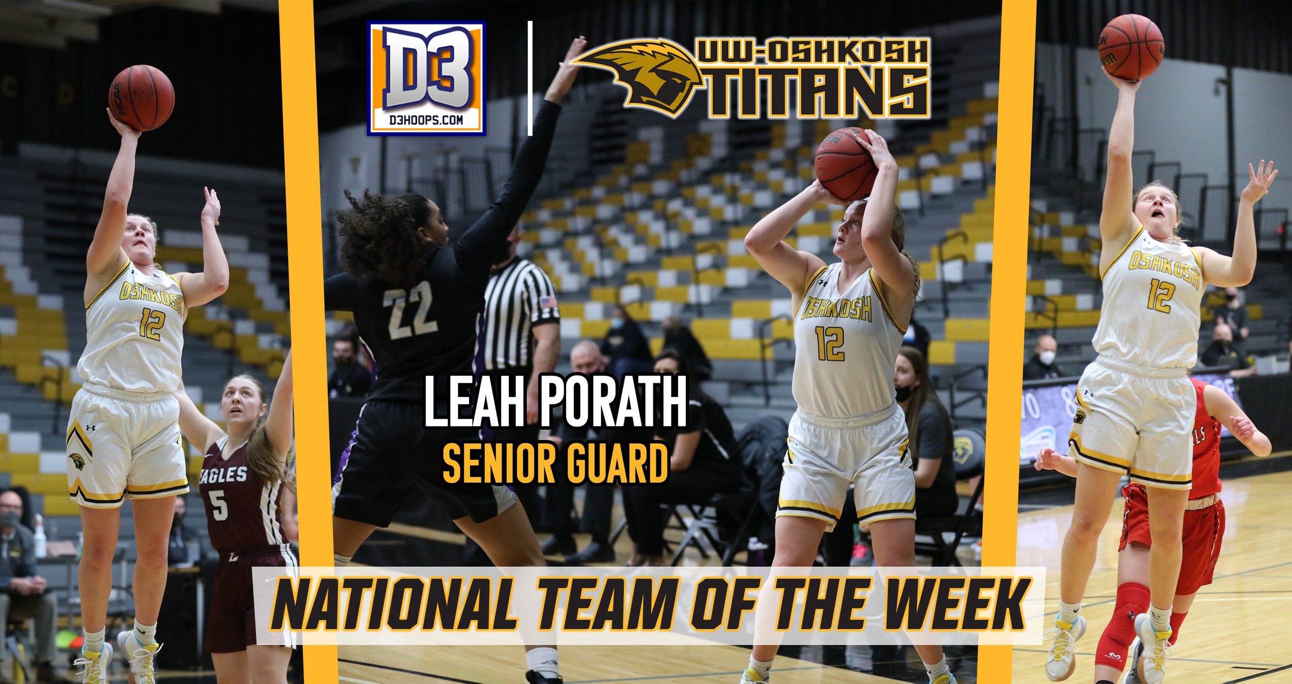 Porath Earns Another National Basketball Team Of The Week Award