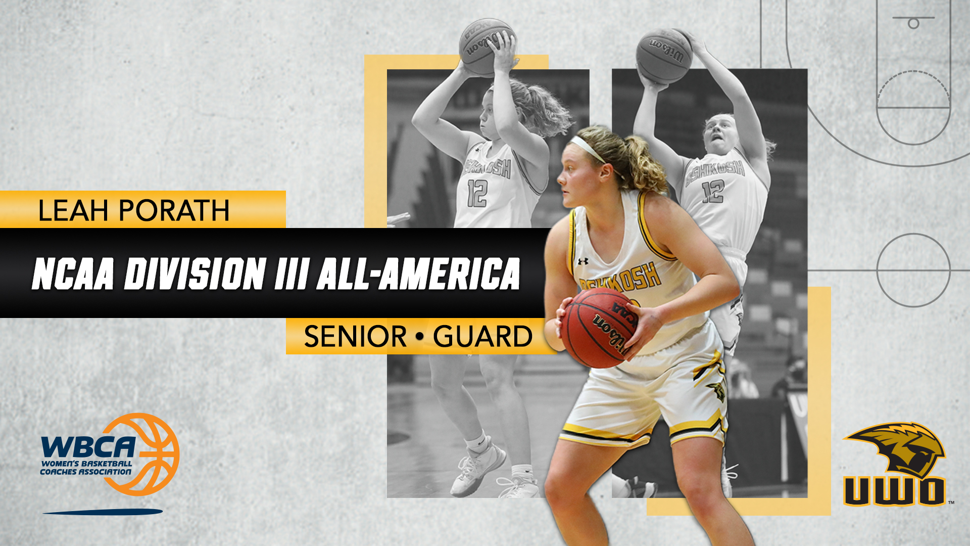Porath Collects All-America First Team Recognition From WBCA