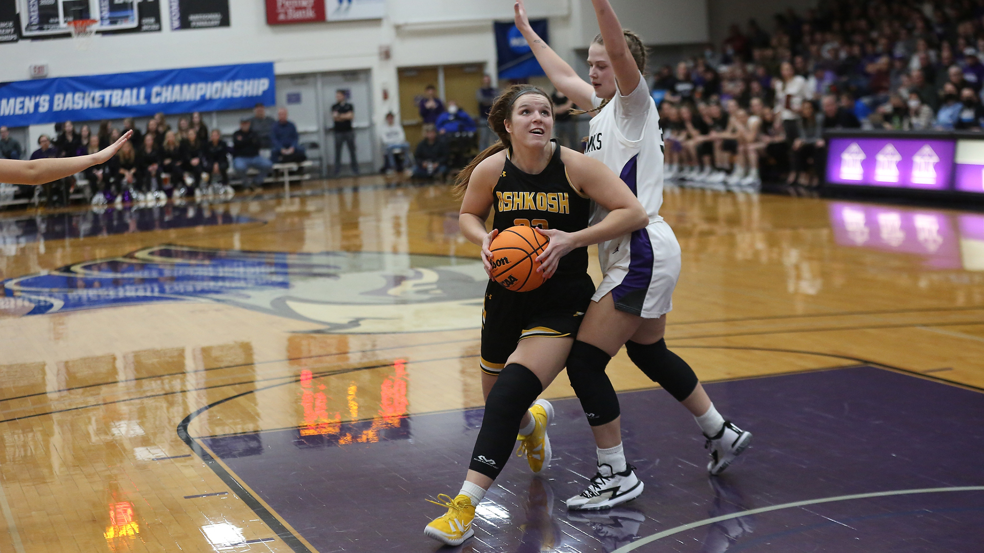 Nikki Arneson tallied 21 points against the Warhawks to conclude her career as UW-Oshkosh's 18th all-time leading scorer (1,082).