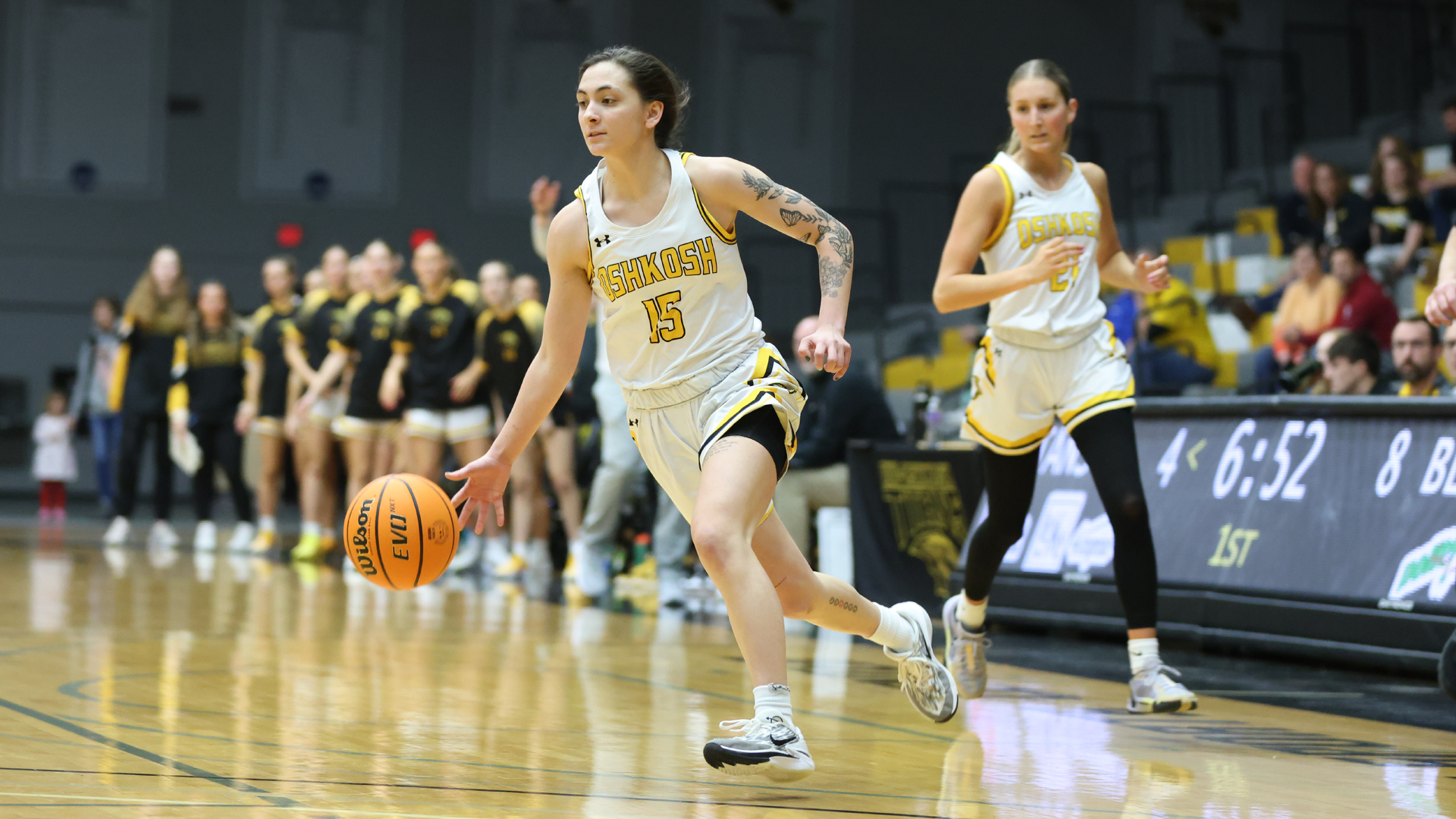 Kennedy Osterman scored 16 points, shooting five-of-nine from the field, four-of-five from three and two-of-two from the line in the Titans' victory over UW-Eau Claire on Saturday.