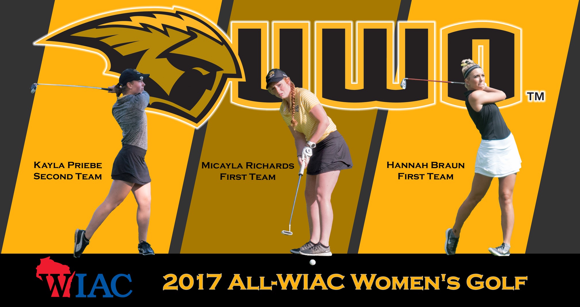 Titans Have Three Repeat Selections On All-WIAC Golf Team