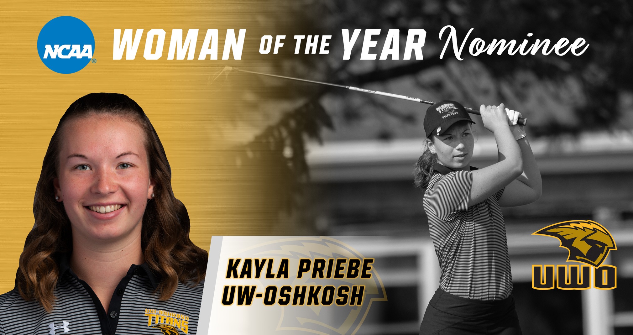 Priebe Nominated For NCAA Woman Of The Year