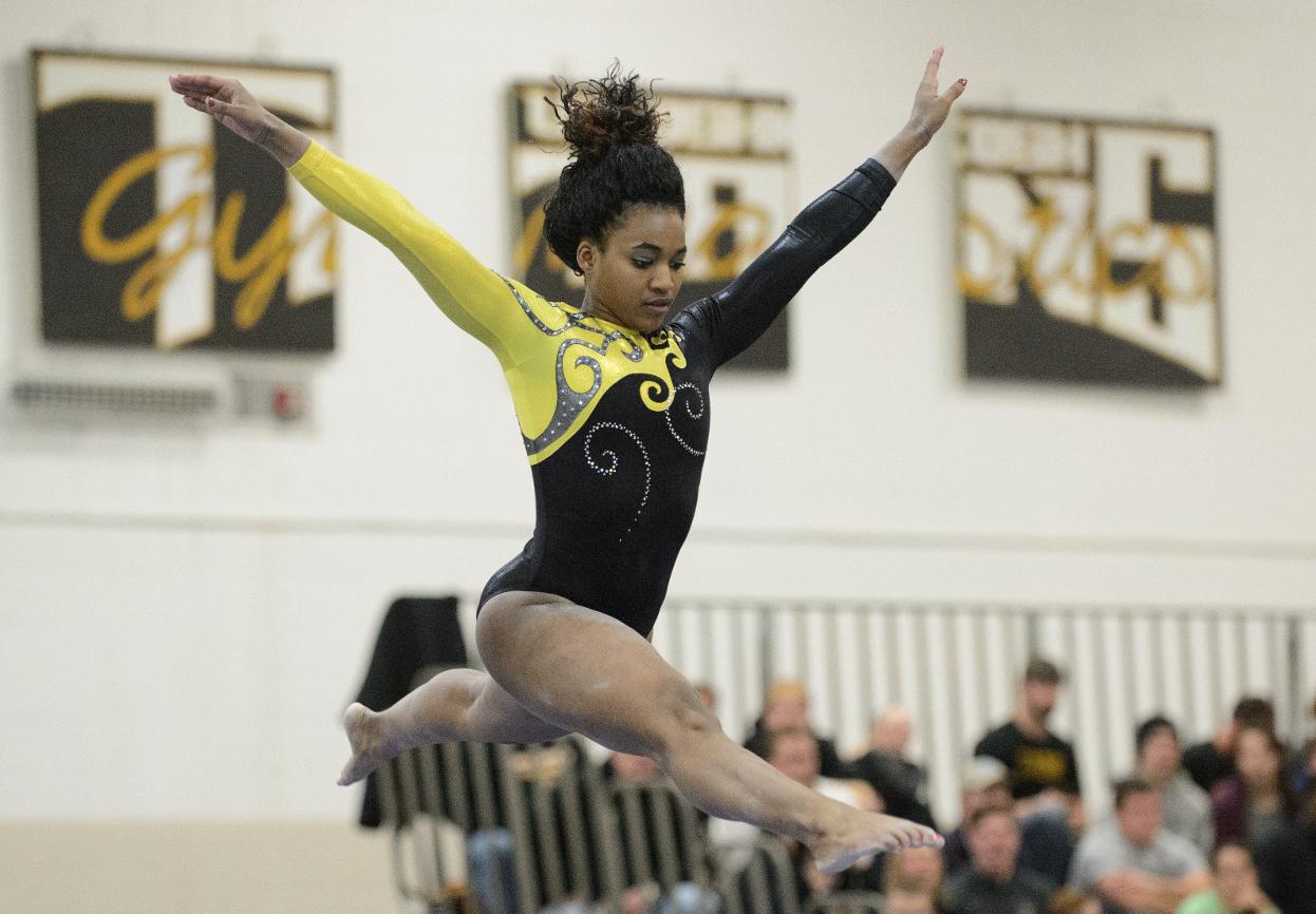 Krystal Walker has earned six NCGA All-America awards, including a pair in both the all-around competition and on the balance beam.
