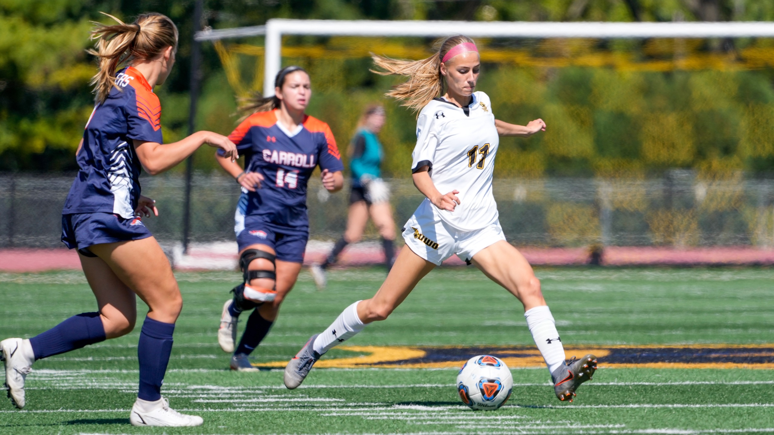 Molly Jackson's second goal of the season secured the Titans' victory over the Pioneers.