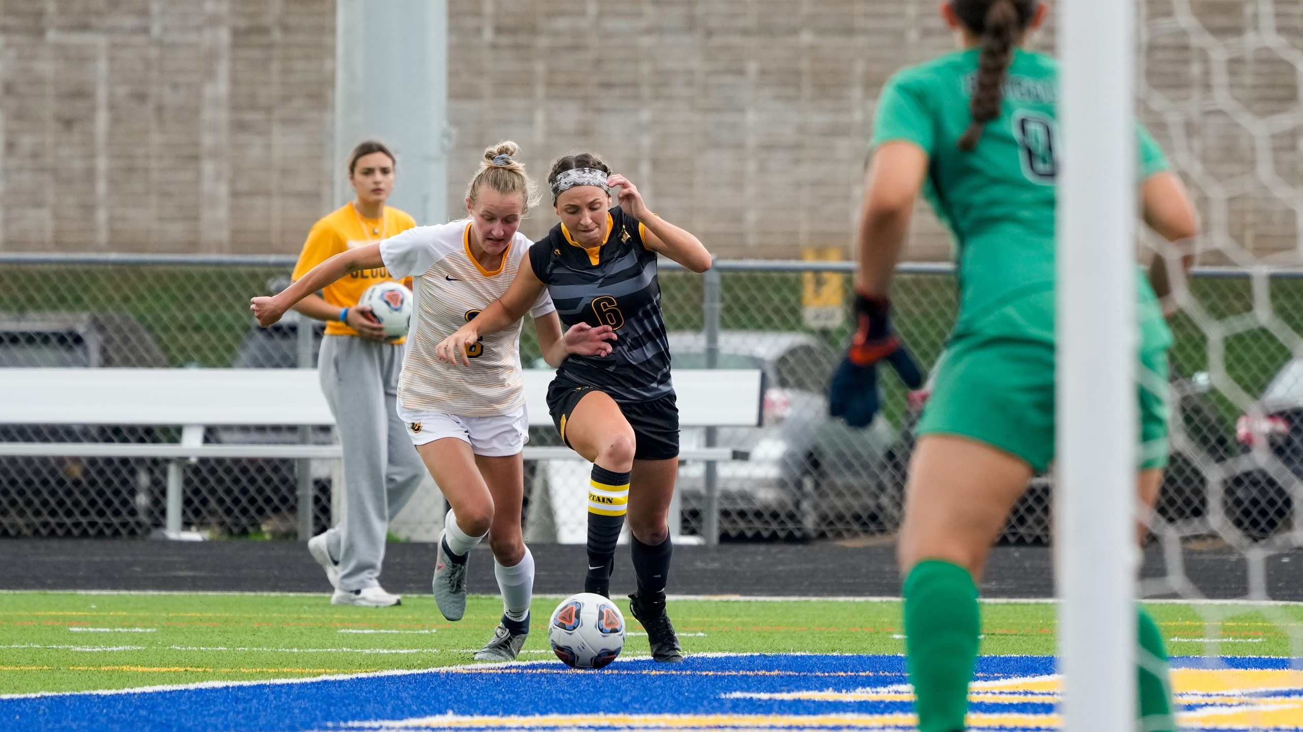 Mallory Knight's 50th career point was a match-winning goal against the Blugolds.