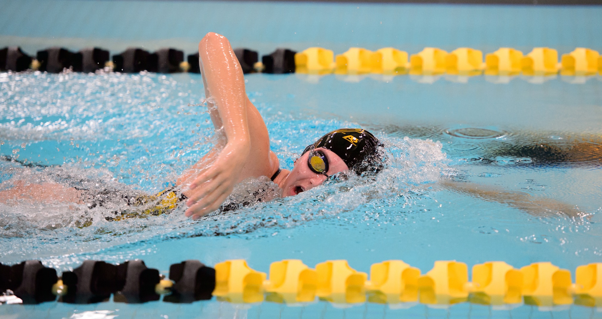 Tessa Shorten won freestyle races at 100 and 200 yards while swimming on a first-place 400-yard medley relay team.